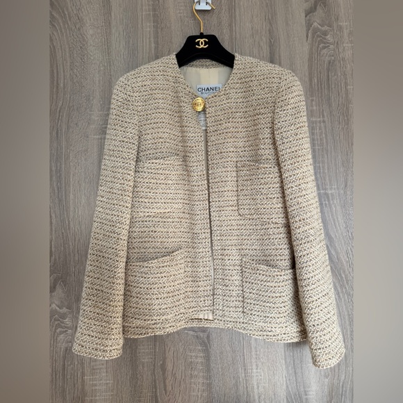 FABULOUS CHANEL Vintage tweed JACKET collection 1988 - Picture 10 of 16